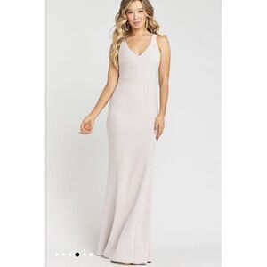 Show Me Your MuMu Morgan Gown Bridesmaid Maxi Dress Sleeveless Floor Length